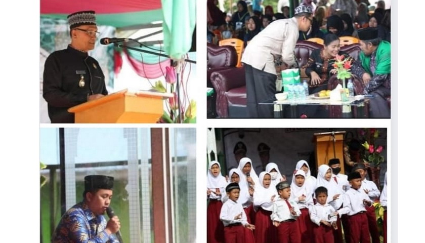 Wakil Bupati Pakpak Bharat H Mutsyuhito Solin Dr MPd membuka pelaksanaan MTQ (Musabaqah Tilawatil Quran) XX Tingkat Kecamatan Salak.