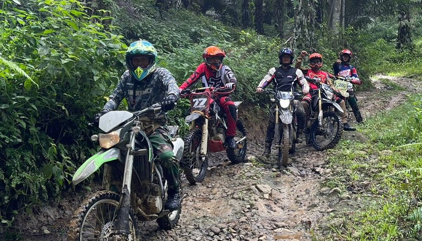 SMSI Binjai Langkat, gelar 'trabas', Sabtu (4/3/2023).