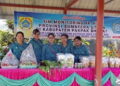 Rombongan Supervisi Desa Binaan TP PKK Provinsi Sumatera Utara mengunjungi Kabupaten Pakpak Barat, Selasa (13/6/2023).
