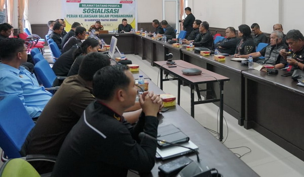 Pemerintah Kabupaten Pakpak Bharat dan Kejaksaan Negeri Dairi melaksanakan sosialisasi 'Peran Kejaksaan Dalam Pembangunan', di lingkup Pemerintah Kabupaten Pakpak Bharat.