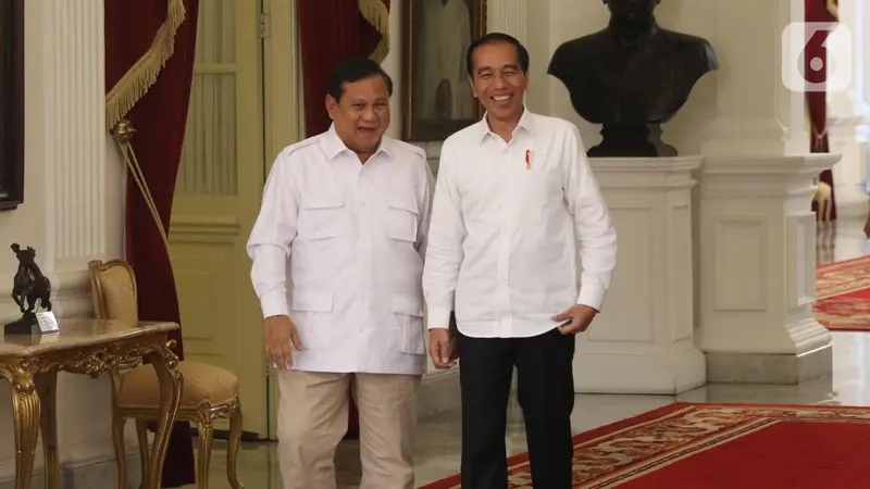 Ada hal menarik setiap pertemuan antara Menhan Prabowo Subianto dengan Presiden Jokowi di Istana Negara.