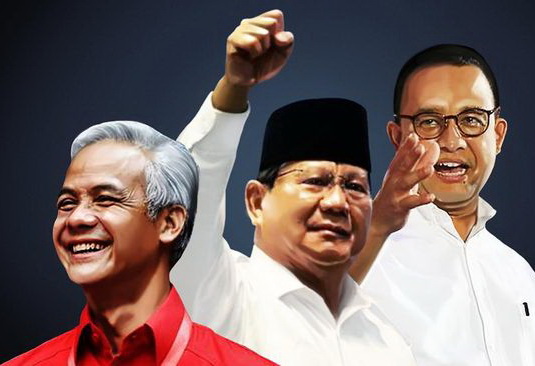 Lembaga Survei Jakarta (LSJ) merilis elektabilitas pasangan calon presiden dan calon wakil presiden di Pemilu 2024.