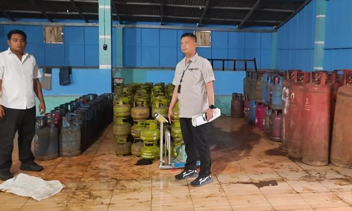 Subdit Tipidter Dit Reskrimsus Polda Sumut kembali menindak pangkalan yang melakukan penyalahgunaan gas elpiji bersubsidi.