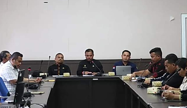 Plt Asisten Administrasi dan Pembangunan Sahat Parulian Boangmanalu SPd MM atas nama Bupati Pakpak Bharat memimpin pelaksanaan Sosialisasi Horticulture Development in Dryland Areas Sector Project (hortikultura lahan kering).