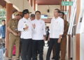 Presiden RI Joko Widodo meninjau pelayanan BPJS dan klinik di RSUD Sibuhuan Palas (Padanglawas), Jumat (15/3/2024).