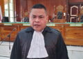 Pengadilan Tipikor Medan menggelar sidang lanjutan perkara dugaan korupsi pengadaan APD (alat pelindung diri) Covid-19 di Dinas Kesehatan Sumatera Utara TA 2020 dengan terdakwa atas nama Alwi Mujahit Hasibuan dan Robby Messa Nura, Senin (22/4/2024).