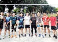 Puncak acara Hari Ulang Tahun (HUT) le-152 Kota Binjai, Serikat Media Siber Indonesia (SMSI) Binjai-Langkat olahraga joging dan latihan bola voli bersama masyarakat