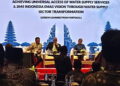 Wakil Bupati Pakpak Bharat H Mutsyuhito Solin Dr MPd menghadiri 'Achieving Universal Access Of Water Supply Services And 2045 Indonesia Emas Vision Through Water Supply Sector Transformation', di Grand Hyatt Bali, Nusa Dua, Bali (23/5/2024).