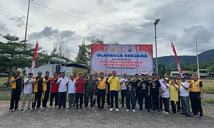 Polres Pakpak Bharat menggelar kegiatan dalam rangkaian memperingati Hari Ulang Tahun Bhayangkara ke-78 Tahun 2024.