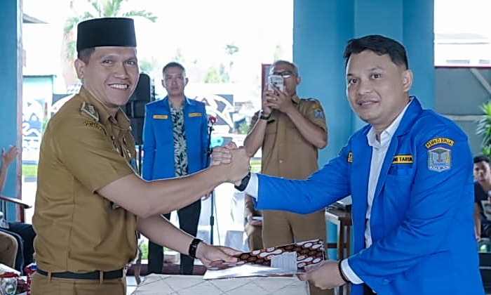 Karang Taruna (Katar) Kecamatan Binjai Timur resmi dilantik dan dikukuhkan oleh Camat Binjai Timur Fajar Muflik dan Ketua Karang Taruna Kota Binjai M Fariz Al Hafiz