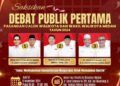 Besok, KPU Medan Gelar Debat Pertama Pilkada Kota Medan
