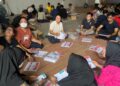 400 Pekerja Dilibatkan Sortir dan Lipat Kertas Suara di Gudang KPU Medan