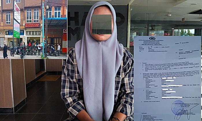 Wanita belia inisial MFD (18) warga Jalan Pancing Mabar Medan Deli hanya mampu meratapi nasib sedih dialaminya. Pasalnya, hingga kini dia diwajibkan melapor ke Satreskrim Polrestabes Medan atas laporan penggelapan oleh pengusaha Toko Sparepart Handphone (HP) GMT bernama Budianto.