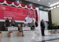 CALON PASKIBRAKA IKUTI PENDIDIKAN DAN PELATIHAN, FRANC: IKUTI DENGAN TEKAD SUNGGUH SUNGGUH