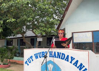 Memperingati Hari Pendidikan Nasional, SMP Negeri 1 Dolok Batu Nanggar Menggelar Upacara Bendera