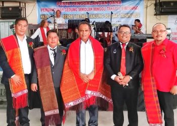 Dr Maruli Siahaan Hadiri Penggalangan Dana di HKBP Bethel Ressort Bethel Deli Serdang
