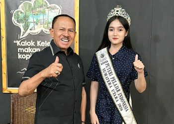 Juara 1 Putri Pelajar Sumut Audiensi ke Anggota DPR RI Dr Maruli Siahaan