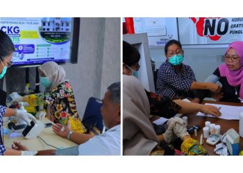 Puluhan Warga Ikuti Cek Kesehatan Gratis di Imigrasi Belawan