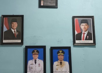 Foto Wabup Lom Lom Di Kantor Camat Sunggal Terpasang Sudah Rusak, Wakil ketua Gerindra deliserdang Kecewa Dan Tersinggung