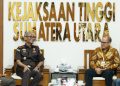 Perkuat Sinergi Pengawasan & Penegakan Hukum, Kajati Terima Kunjungan Ketua KPU Provinsi Sumatera Utara