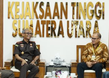 Perkuat Sinergi Pengawasan & Penegakan Hukum, Kajati Terima Kunjungan Ketua KPU Provinsi Sumatera Utara