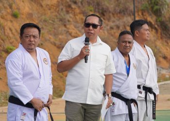 Diikuti 300 Karateka, ‎Bupati JTP Hutabarat Resmikan Ujian Kenaikan Sabuk Kyu Wadokai