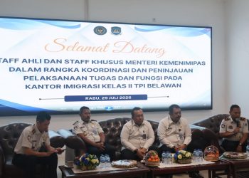 Staf Ahli Menteri Tinjau Pelayanan Kantor Imigrasi Belawan, Perkuat Implementasi Reformasi Birokrasi