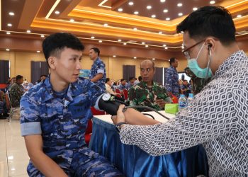 Sambut Hari Bakti ke-79 TNI AU, Lanud Halim Perdanakusuma Gelar Donor Darah Wujud Kepedulian Kemanusiaan