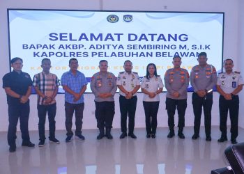 Imigrasi Belawan dan Polres Pelabuhan Belawan Tingkatkan Kolaborasi Pengawasan Keimigrasian