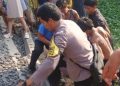 Seorang Wanita Paruh Baya Tewas Ditabrak Kereta Api di Medan