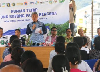 ‎Wujudkan Kawasan Hunian Layak, Pemkab Taput Undi dan Serahkan Bantuan Huntap Tahap II di Dolok Nauli