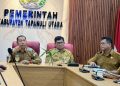 Rakor Bersama Mendagri, Bupati Taput Dukung Pengendalian Inflasi dan Program Strategis Nasional‎