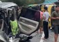 Diduga Rem Blong, Truk ‘Hajar’ 4 Mobil, 1 Tewas