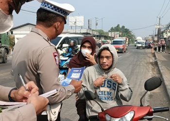 Satlantas Polresta Tangerang Gelar Giat “Si Caka” di Titik Rawan Kecelakaan Jalan Raya Serang