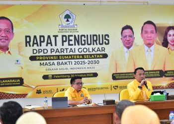 Konsolidasi Perdana Golkar Sumsel, 181 Pengurus Satukan Langkah