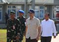Danlanud JA Dimara Antarkan Kepulangan Menteri Transmigrasi RI dari Merauke