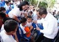 Bupati Taput Buka Baksos Kesehatan Gigi, Tegaskan Komitmen Cegah Stunting Demi Generasi Emas 2045