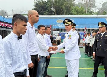 HUT ke-81 RI di Taput: JTP Hutabarat Serahkan Remisi untuk 654 Warga Binaan, 23 Langsung Bebas