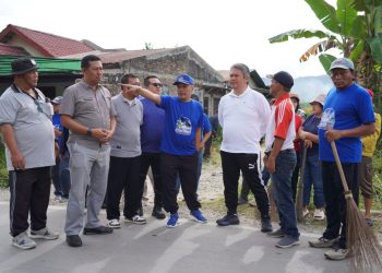 Sinergi Jaga Kelestarian Alam, Pemkab Taput Bersama Demokrat Tanam Pohon di Tarutung