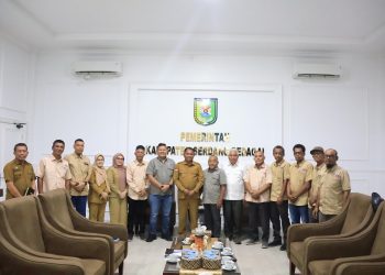 Kedatangan Pengurus SMSI Sergai dan Sumut Disambut Hangat, Bupati Sergai Paparkan Program Asta Cita Presiden Prabowo