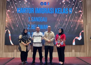 Kanim Belawan Raih Penghargaan Terbaik II Nasional