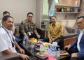 Dr Maruli Siahaan Terima Kunjungan H Rahudman Harahap MM