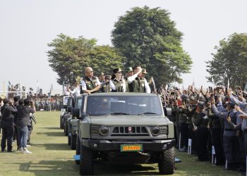 Hari Kesaktian Pancasila, 8.000 Anggota ASLINMAS dan ABPEDNAS Apel Akbar di Stadion Pandanaran Jateng