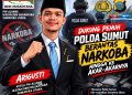 KETUA PW ALUMNI IKATAN BEM NUSANTARA SUMUT, ARIGUSTI, DUKUNG PENUH POLDA SUMUT BERANTAS NARKOBA HINGGA KE AKAR-AKARNYA