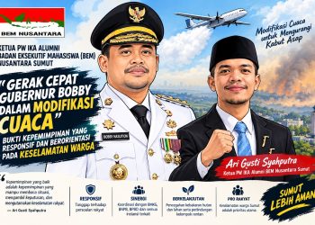 Ketua PW IKA Alumni BEM Nusantara Sumut Apresiasi Gercep Gubernur Sumut Modifikasi Cuaca