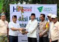 Hallonews Gelar Aksi Sosial di Pandeglang, Tanam Pohon, Bansos hingga Pengobatan Gratis