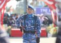 Mayor Pom Deddy Siahaan Pimpin Upacara HUT ke-81 TNI di Merauke.
